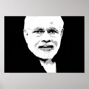 Poster Narendra Modi font face