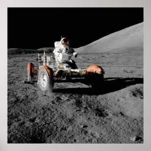 Poster NASA Apollo 17 Lunar Roving Vehicle
