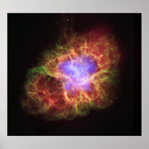 Poster NASA - Nebula du crabe