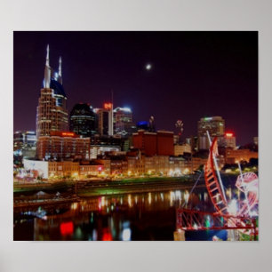 Poster Nashville Skyline