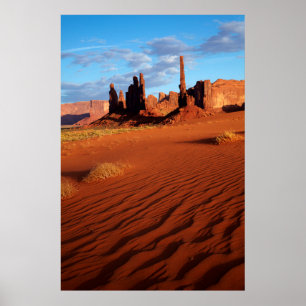 Poster Nation Navajo, Vallée des Monuments, Yei Bi Chei