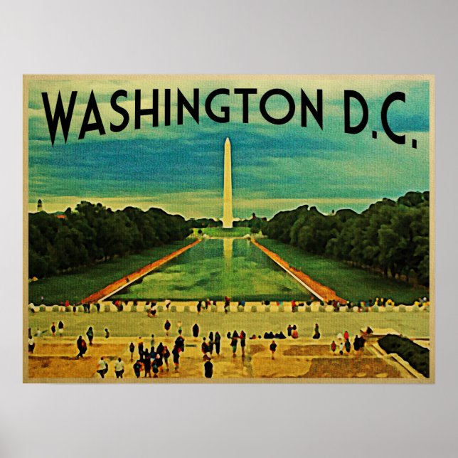 Poster National Mall Washington D.C. (Devant)