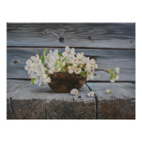 Nature morte Apple Blossom – Impression d'art orig