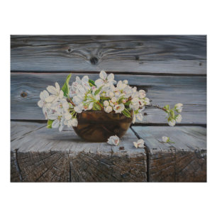Poster Nature morte Apple Blossom – Impression d'art orig