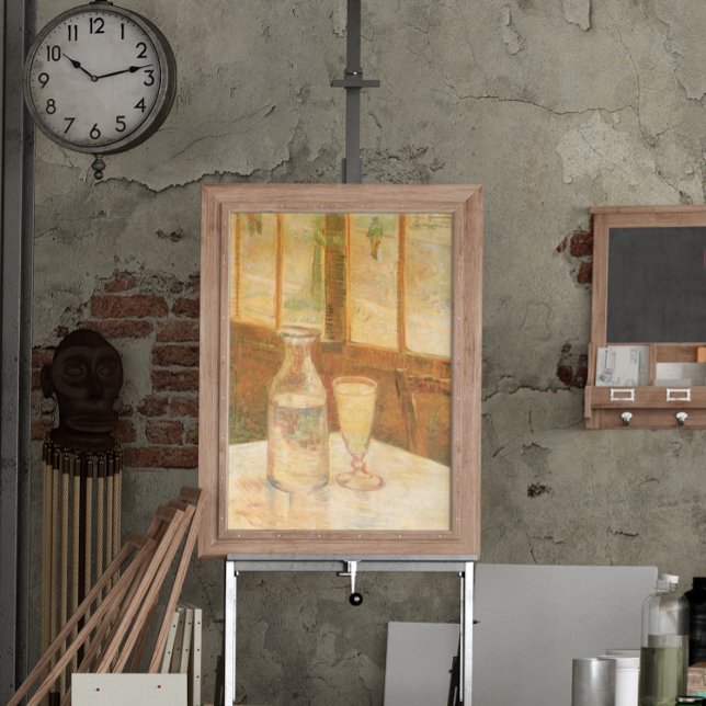 Poster Nature morte avec de l'absinthe par Vincent van Go (Créateur téléchargé)
