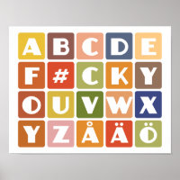 Poster Naughty Alphabets