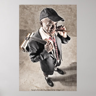 Poster 'Naughty Schoolboy' par Andrew Gettler