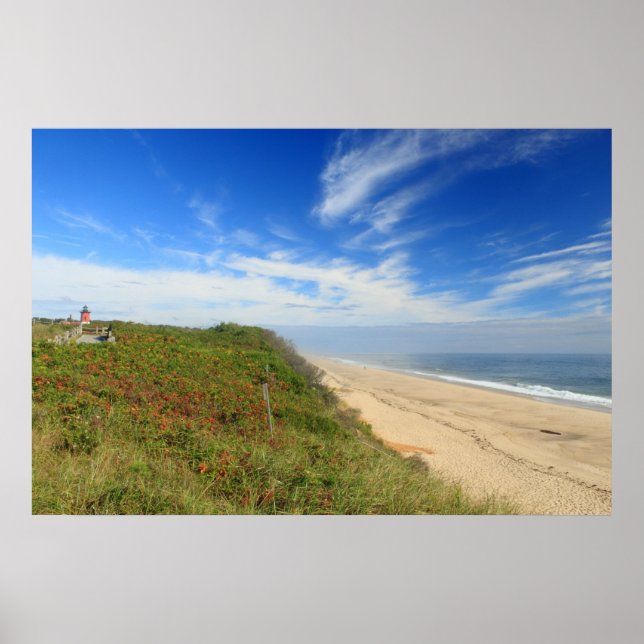 Poster Nauset Lighthouse Beach Cape Cod National Seashore (Devant)