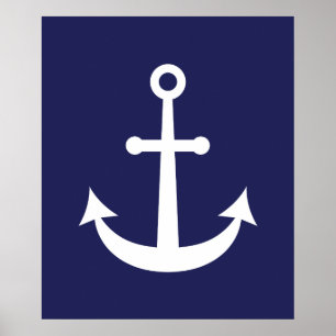 Poster Nautical Anchor
