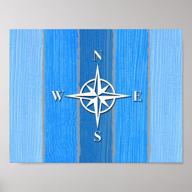 Poster Nautical themed design (Devant)