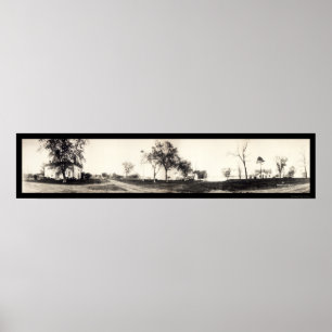 Poster Nauvoo Mormon Maisons Photo 1925