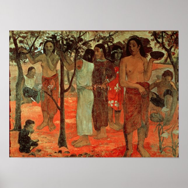 Poster Nave Nave Mahana, 1896 (Devant)