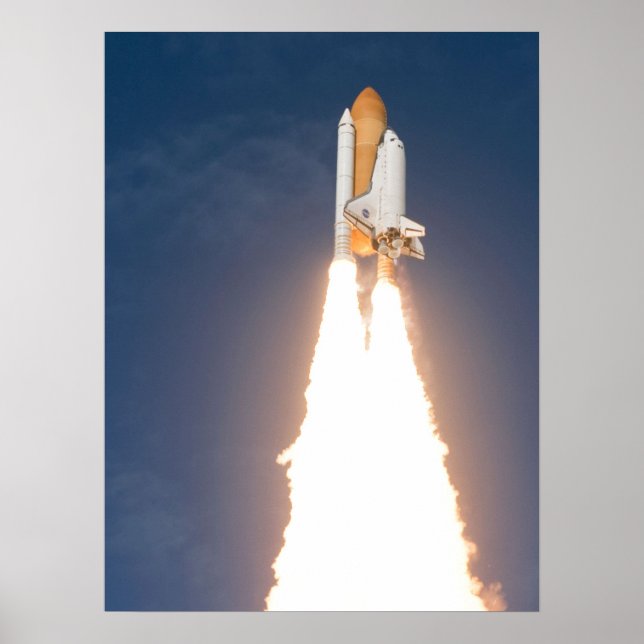 Poster Navette spatiale Atlantis (Devant)