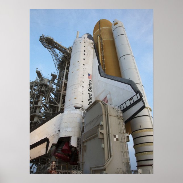 Poster Navette spatiale Atlantis (Devant)