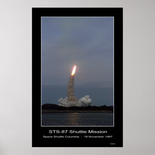 Poster Navette spatiale Columbia Ascenseur - ... (Devant)