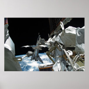Poster Navette spatiale Endeavor & ISS