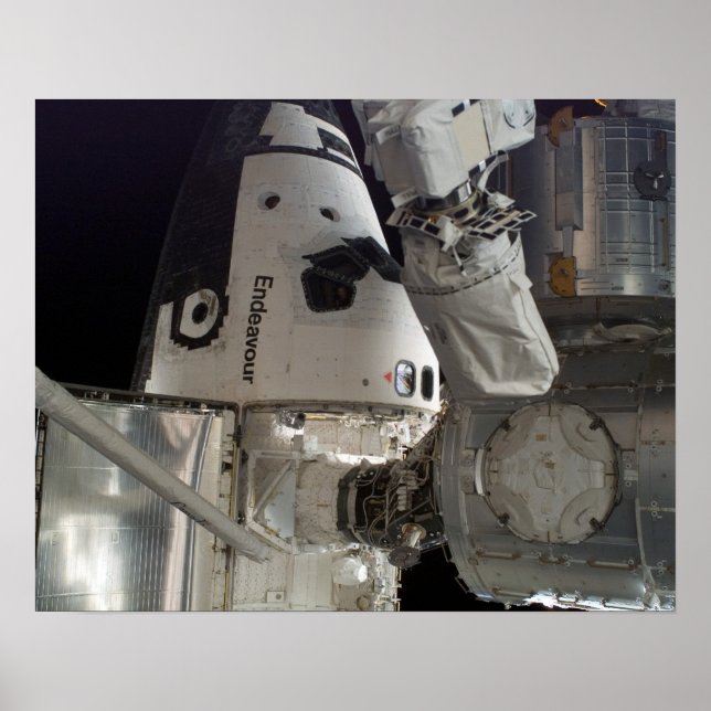 Poster Navette spatiale Endeavor & ISS (Devant)