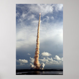 Poster Navette spatiale STS-106 en vol