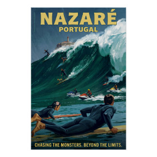 Poster Nazaré, Portugal