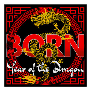 Poster Né dans l'année du Dragon