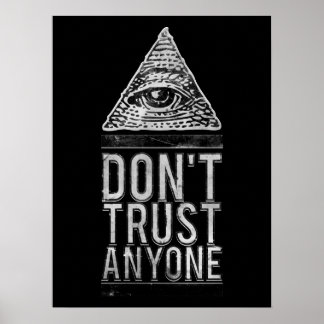 Poster Ne fais confiance à personne