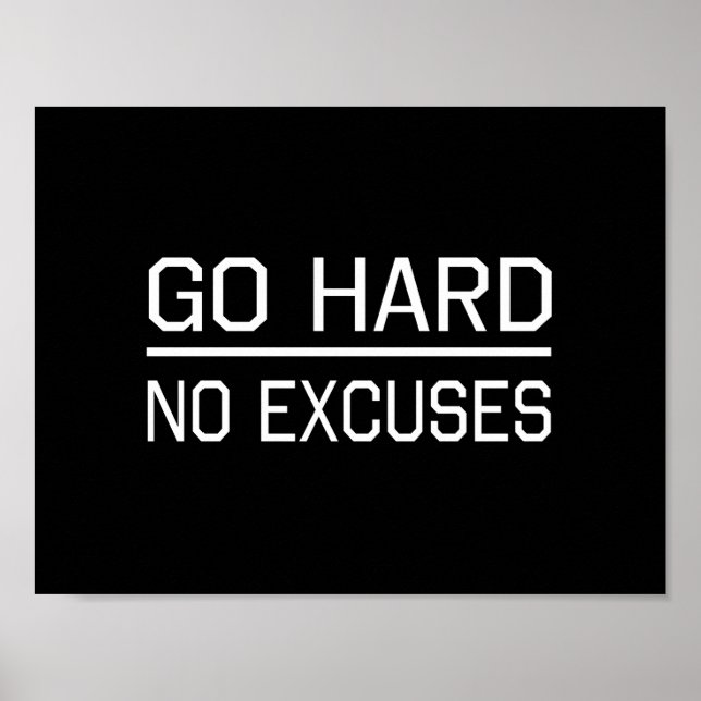 Poster Ne faites pas d'excuses (Devant)