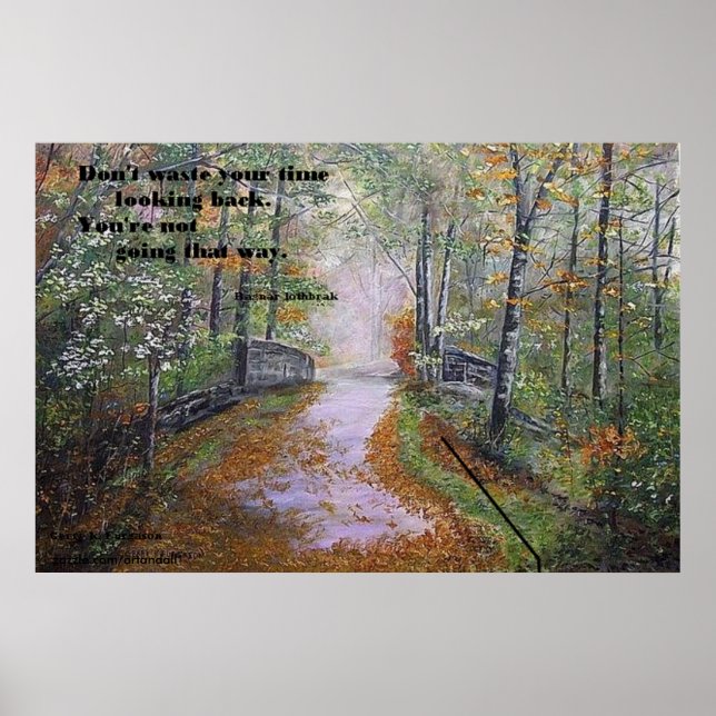 POSTER NE GÂCHEZ PAS VOTRE TEMPS EN REGARDANT L'AFFICHAGE (Devant)