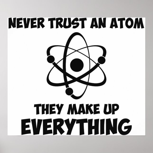 Poster Ne jamais faire confiance à un Atom (Devant)
