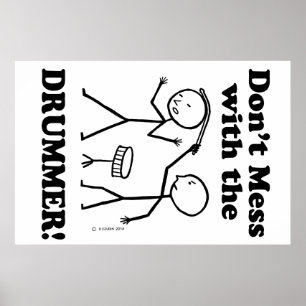 Poster Ne manquez pas avec le batteur