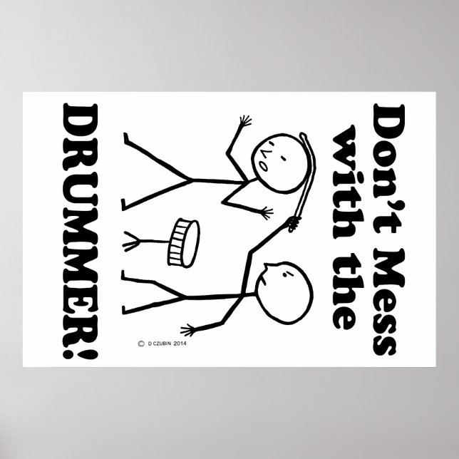 Poster Ne manquez pas avec le batteur (Devant)