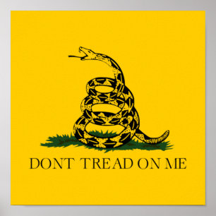 Poster Ne pas me taper sur l'affiche de Gadsden
