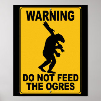 Poster Ne pas nourrir les ogres