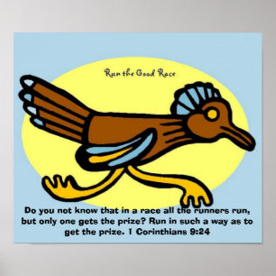 Poster Ne savez-vous pas que dans une course tous les cou