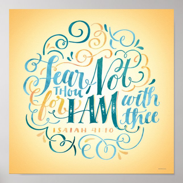 Poster Ne te fais pas peur, car je suis avec toi (Devant)