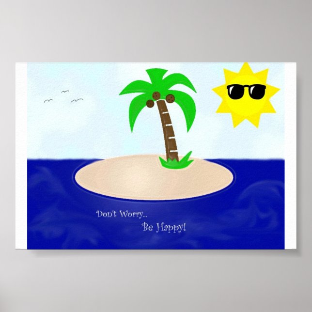 Poster Ne vous inquiétez pas, soyez heureux ! (Devant)