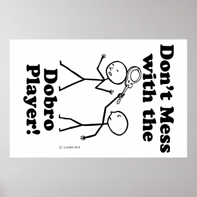 Poster Ne vous mêlez pas du Dobro Player (Devant)