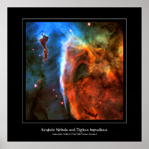Poster Nebula et Digitus Impudicus