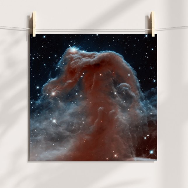 Poster Nébuleuse à tête de cheval infrarouge (Infrared Horsehead Nebula Poster)