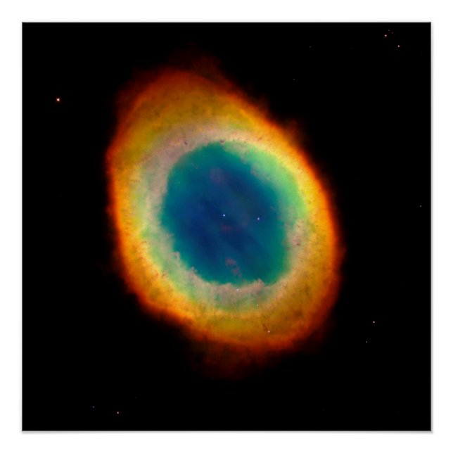Poster Nébuleuse de l'Anneau M57 ou NGC 6720 (Devant)