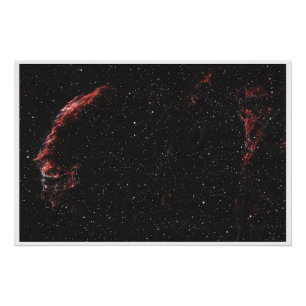 Poster Nébuleuse du Voile oriental - Astrophotographie de