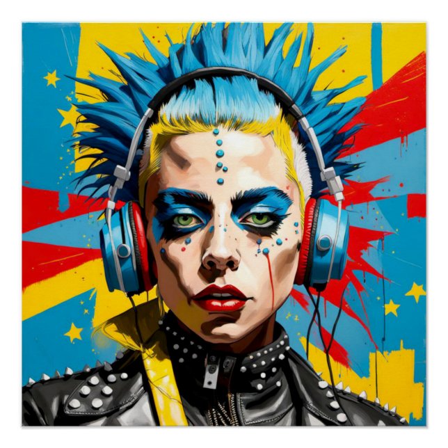 POSTER NÉE DE CETTE FAÇON-PUNK ROCHERS 5 (Devant)