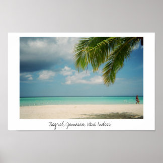 Poster Negril, Jamaïque
