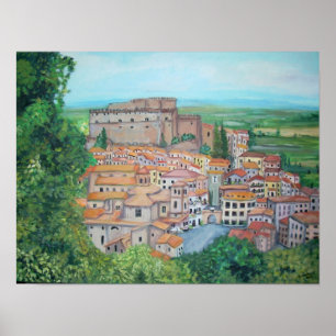 Poster Nel Cimino, Italie de Soriano