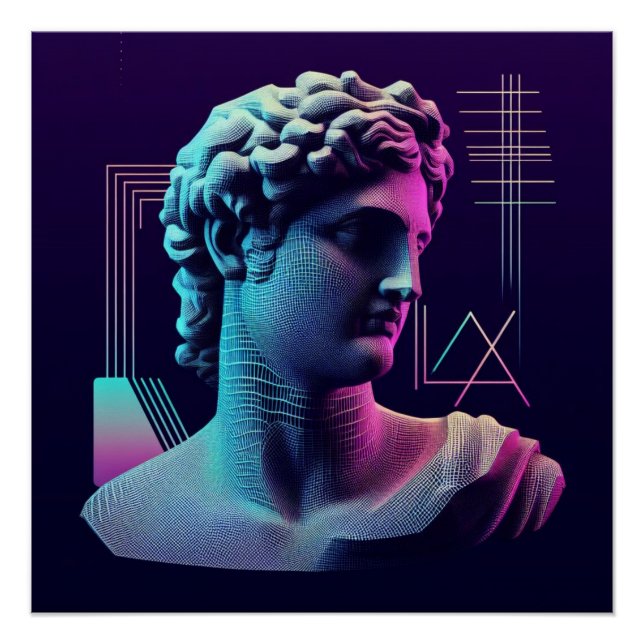 Poster Neon Aelexis (Devant)