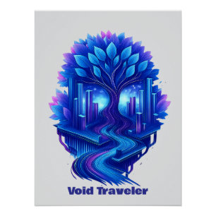 Poster Neon Future World