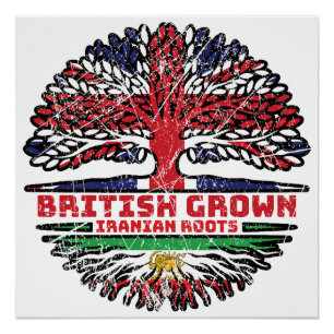 Poster Nés en Grande-Bretagne, racines iraniennes – Lion