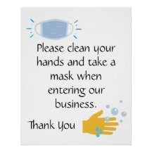 Nettoyer les mains et prendre un masque
