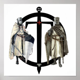 Poster Neues Logo der Templer