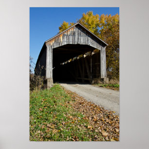 Poster Nevins Covered Bridge Parke County Indiana
