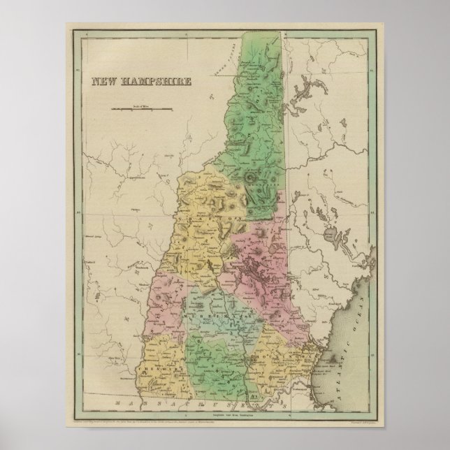 Poster New Hampshire 3 (Devant)